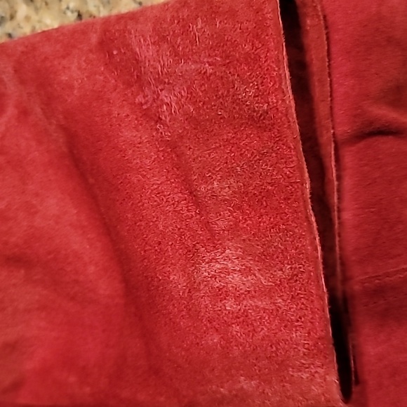 Anonymous John Carlisle Red Leather Jacket - SZ L - Picture 10 of 10